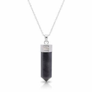 Avika Natural Black Labradorite Point Pendant (set of 2 pcs.)