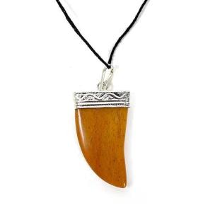 Avika Natural Yellow Jasper Nail Pendant