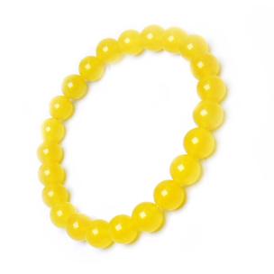 Avika Yellow Agate Beads Bracelet (Pack of 1 Pc.)