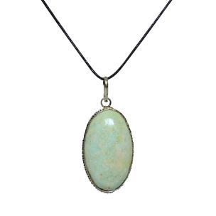 Amazonite Oval Cabochon Pendant