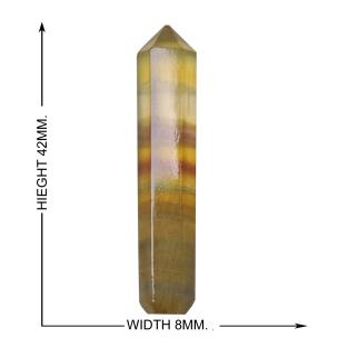 Avika Natural Energized Yellow Fluorite Point Pencil