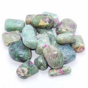 Avika Natural Ruby Zoisite Tumble stone