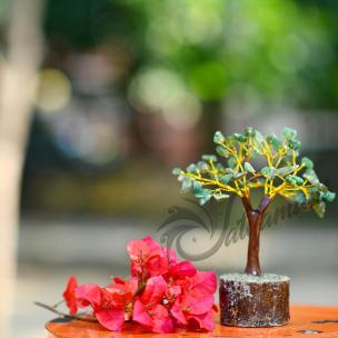 Green Jade M-seal Small Crystal Tree
