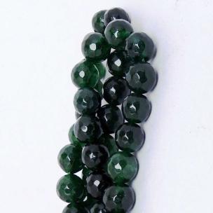 Avika Heat Processed Faceted Jade Beads 8 mm