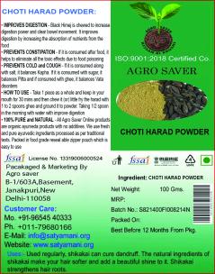 Agro Saver Choti Harad, Kali Harad, Black Himej