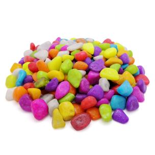 Agro Saver multi-colour Tumbles (Pebbles) Stone for Decoration, Garden, Plants, Pots