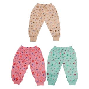 Life Begin: A Unit Of Baby Pampered Pyjama Printed Medium (Pack of 3)( 3 to 4 months)