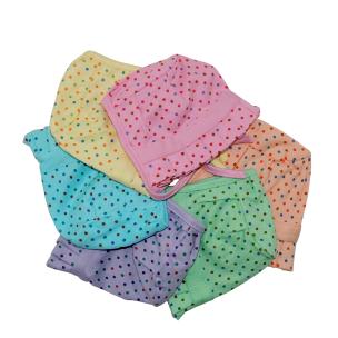 Life Begin with Baby Deluxe Cap Dots Medium (6 to 9 months) size (Pack of 3)