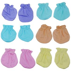 Life Begin with Baby Mitten Plain Elastic Soothing Colours (Pack of 3)