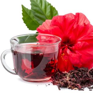 Avika 100% Organic Pure & Natural Hibiscus Flowers Herbal  Black Tea, Light and Gentle Taste
