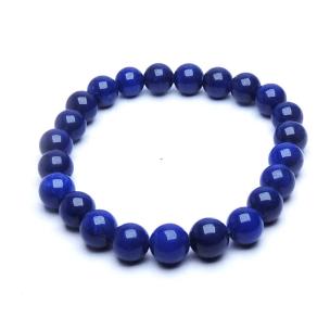 Avika Blue Agate Bead Bracelet (Pack of 1Pc)