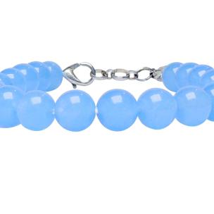 Avika Blue onyx beads bracelet with Hookh (Pack of 1Pc)