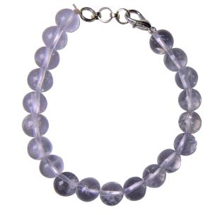 Avika Clear Quartz Bead Bracelet with Hookh (Pack of 1Pc)