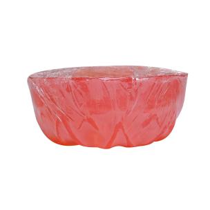 Avika Handmade Herbal Glycerine Rose Crystal Inclusion Flower Shape Red Soap
