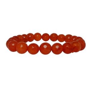 Avika Heat Processed Carnelian 8 mm Bead Bracelet Designer 1