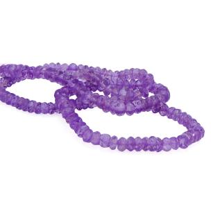 Amethyst 4 mm Faceted Beads (pack of 20 pcs.)