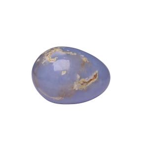 Avika Natural Angelite Egg for heightened consciousness and peace