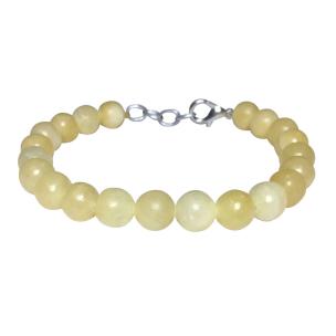 Calcite Beads Bracelet with Hook