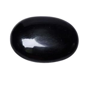 Avika Natural Energized Black Obsidian Massage Palm Stone