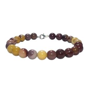 Avika Natural Mookaite Bracelet with Hook (Pack of 1Pc)