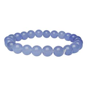Avika Natural Energized Peruvian Angelite Bead Bracelet For Promotes Positive life Choices