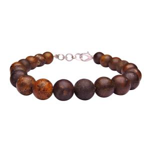 Avika Natural Pietersite Beads Bracelet with Hook (Pack of 1Pc)