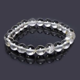 Avika Clear Quartz 10 mm Beads Bracelet