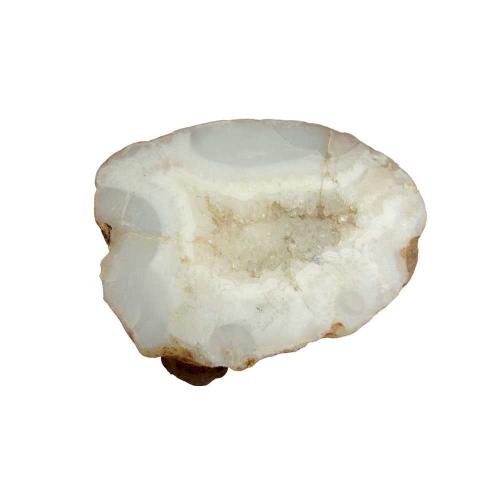 36.8 gm Avika Natural Crystal Quartz Geode Half