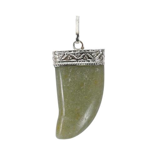 Avika Green Aventurine Nail Divinity Pendant