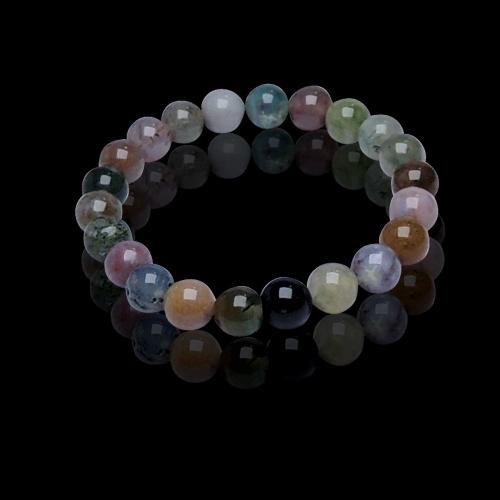 Avika Natural  Bloodstone (Heliotrope) Beads Bracelet For Chakra Healing (Pack of 1 pc)