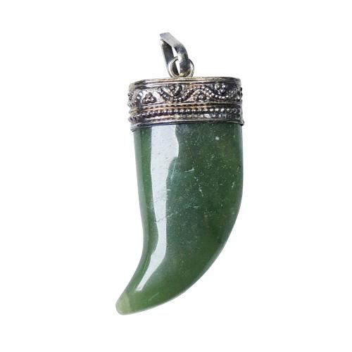 Avika Green Aventurine Nail Divinity Pendant