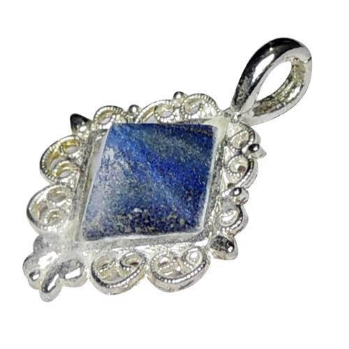 Avika Lapis Lazuli Pyramid Designer Pendant