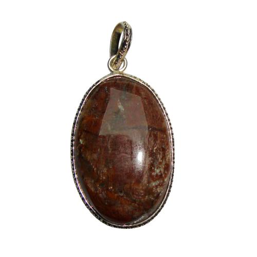 Avika Natural Fancy Jasper Oval Pendant Art (A)