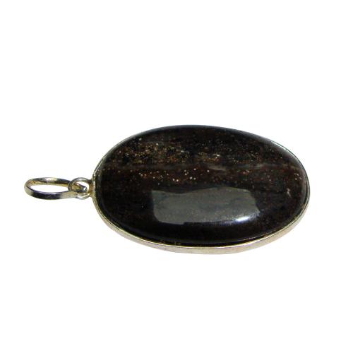 Avika Natural Fancy Agate Oval Pendant Art-(A)