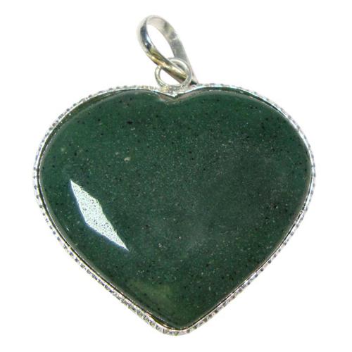 Avika Green Aventurine Heart Pendant