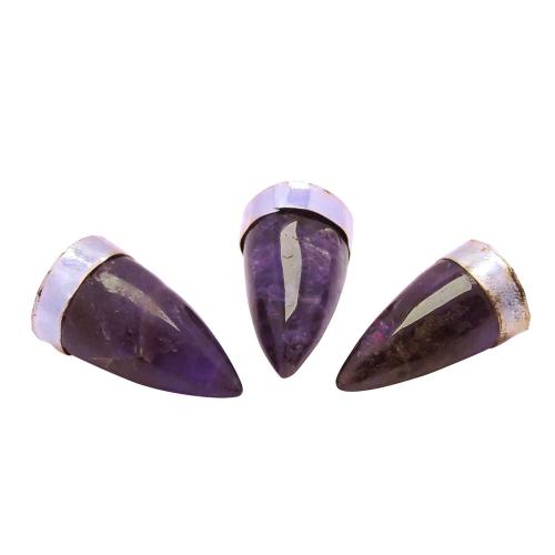 Avika Natural Energized Amethyst Nail Pendant