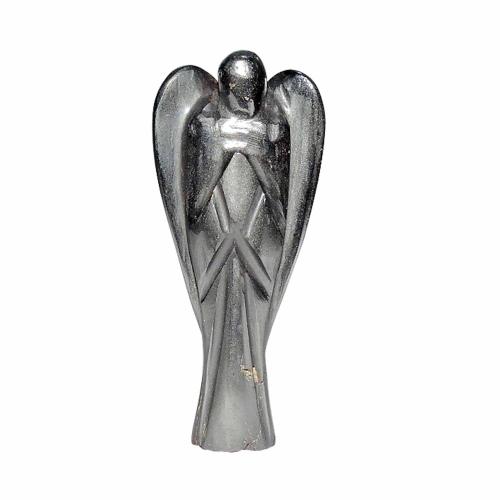 Avika Natural Energized Hematite Angel 3