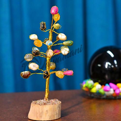 Avika Natural Energized Multi-Onyx Quartz Crystal Tree (27 Dana)