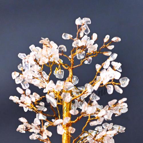 Avika Natural Clear Quartz Golden Wire Tree (500 dana)