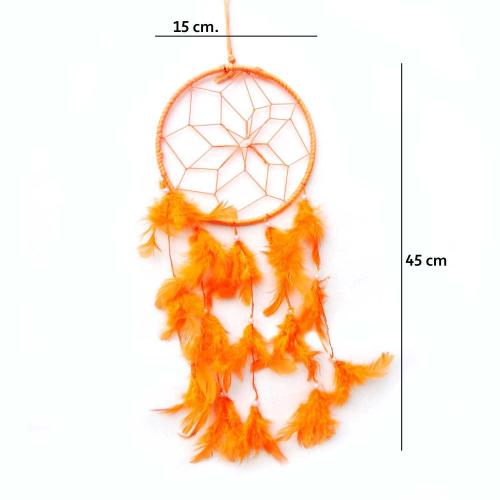 Avika Orange Color Dream Catcher for Home Office Shop