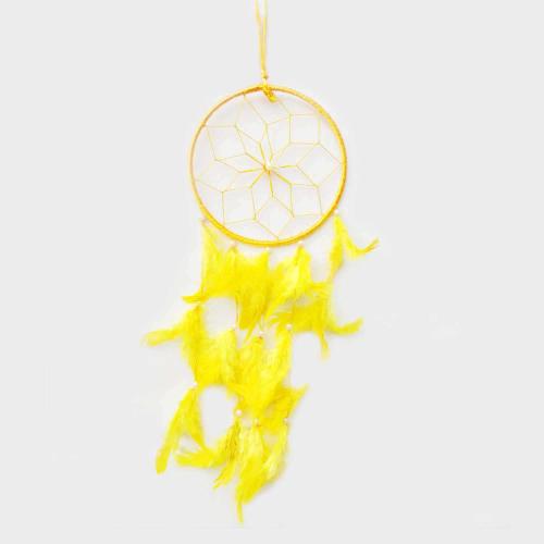 Avika Yellow Color Dream Catcher for Home Office Shop