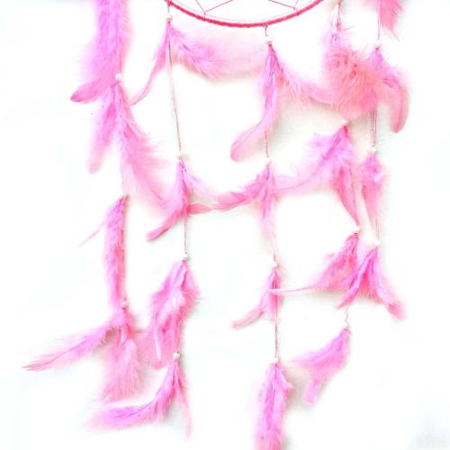 Avika Pink Color Dream Catcher for Elements Energy Balancing in Home Office Shop