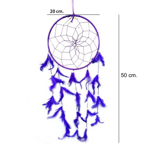 Avika Purple Color Dream Catcher for Elements Energy Balancing in Home Office Shop