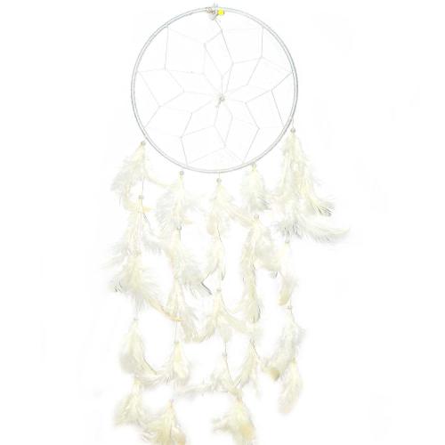 Avika White Color Dream Catcher for Elements Energy Balancing in Home/Office/Shop (50 cm x 20 cm)