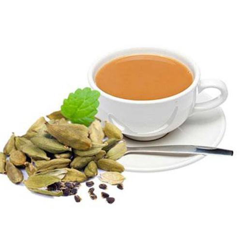 Avika 100% Organic Pure & Natural Cardamom/Elaichi Tcut with Green Tea Leaves