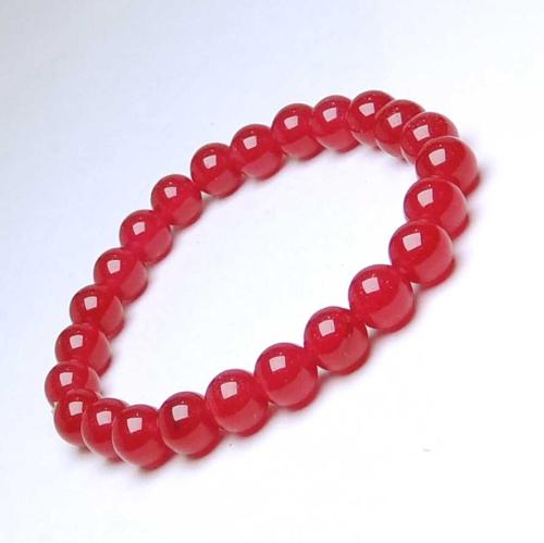 Avika Natural Energized Pink Onyx Beads Bracelet For Self-protection, & Success