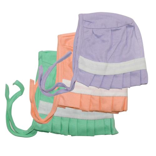 Life Begin Deluxe Cap Plain Small(0 to 3 months)(Pack of 3)Nappy(Pack of 3)Mitten(Pack of 3)