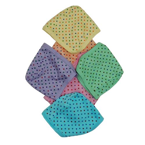 Life Begin with Baby Just Dots Cap Medium (3 to 6 months) (Pack of 3)
