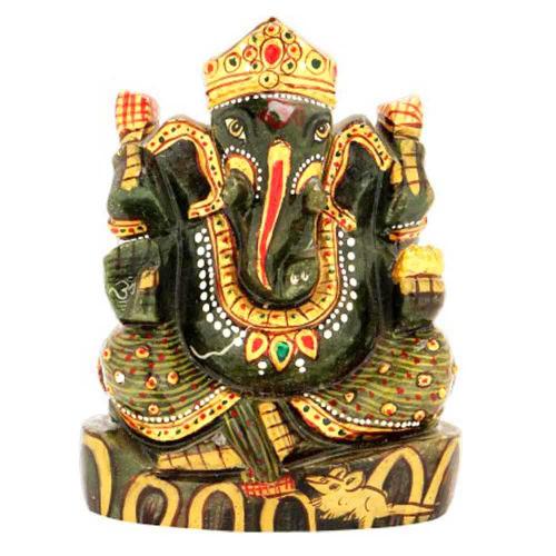 Avika  Aventurine Showpiece Ganesha