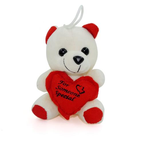 Avika Bachpan White Teddy Bear For Someone Special Best Friend Soft Toy Fun Play Showpiece